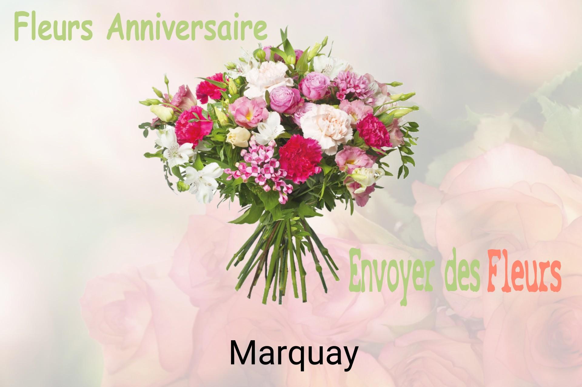 Bouquet de fleurs d’anniversaire livré à Marquay